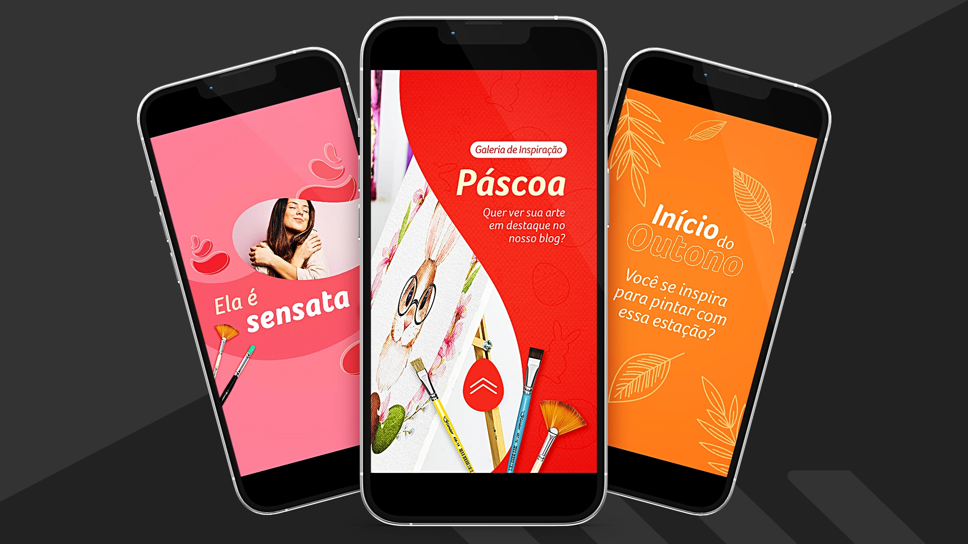 Stories / composição das campanhas