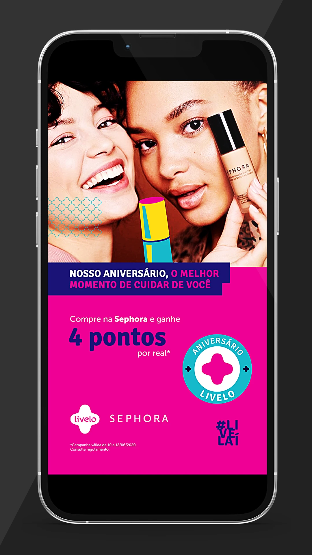 Sephora / aniversário Livelo — Livelo