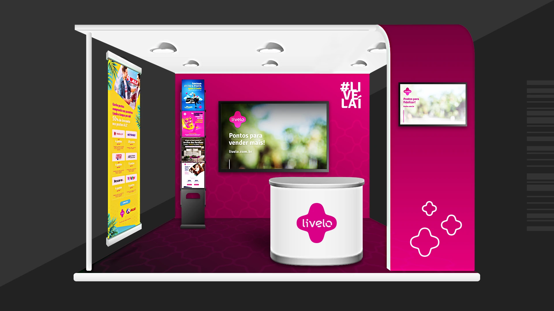 Stand / presença da marca no espaço